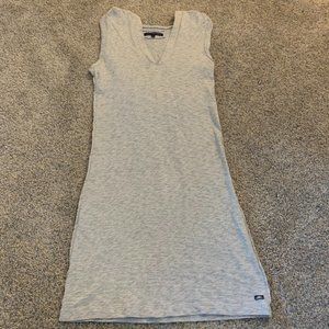 Sleeveless Hoody Sweatshirt Dress
